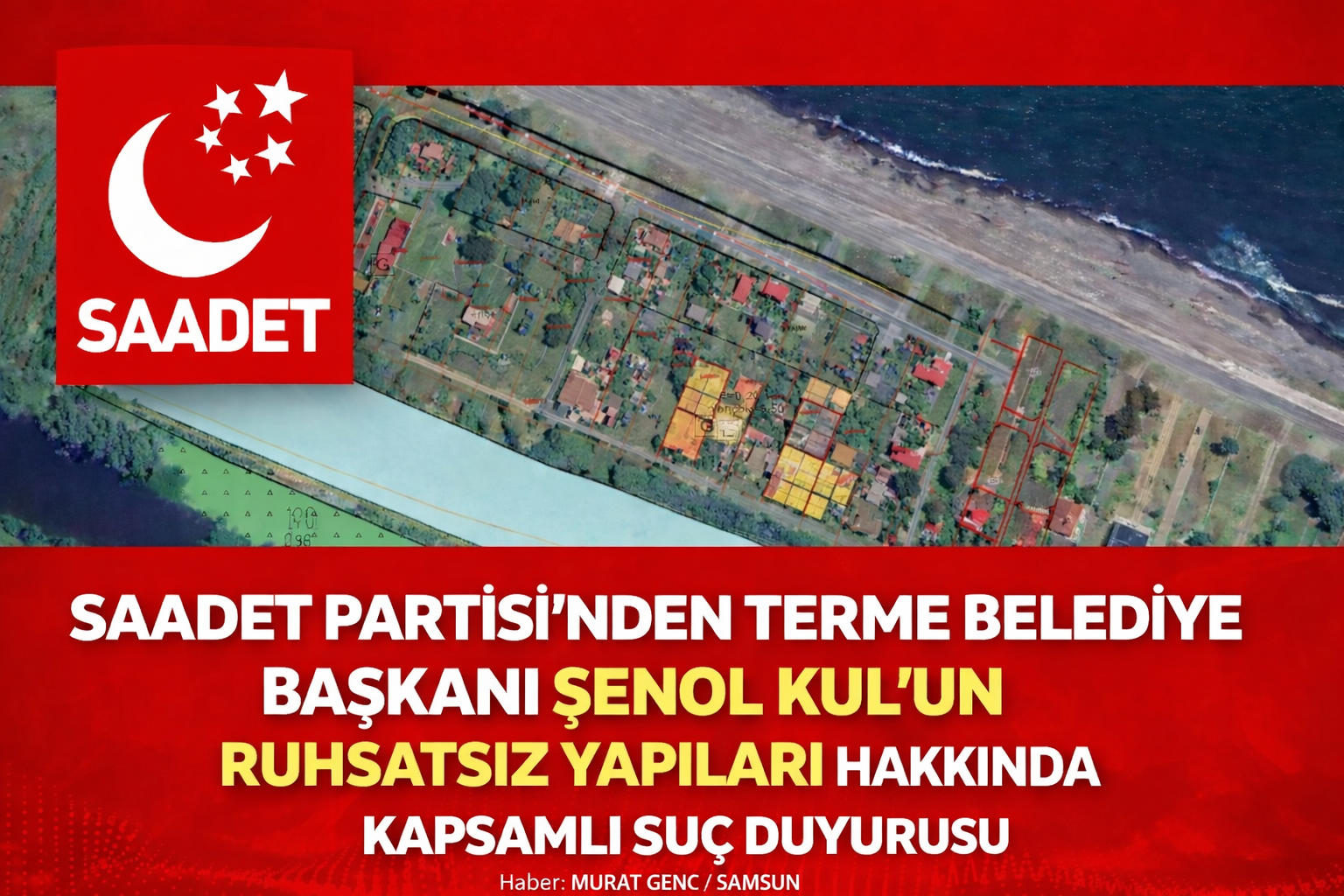 Saadet Partisi Samsun İl Başkanlığı, Terme Belediye Başkanı Şenol Kul